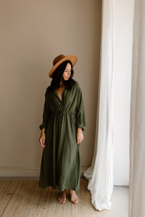 Dress Poppy Green