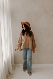  Blouse Holly Licht Camel