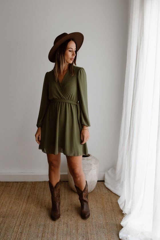 Dress Ivy Army Green
