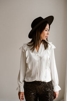  Blouse Roos Off-White